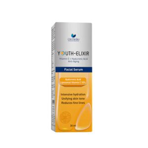 Youth-Elixir Vitamin C + Hyaluronic acid Anti-aging serum - سيروم مضاد للشيخوخة بالهيالورونك أسيد وفيتامين سي من يوث إليكسير